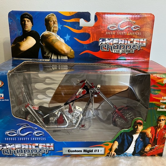 NWT | Custom Rigid #1 | American Chopped Bike | Scale 1:18 - Picture 1 of 2